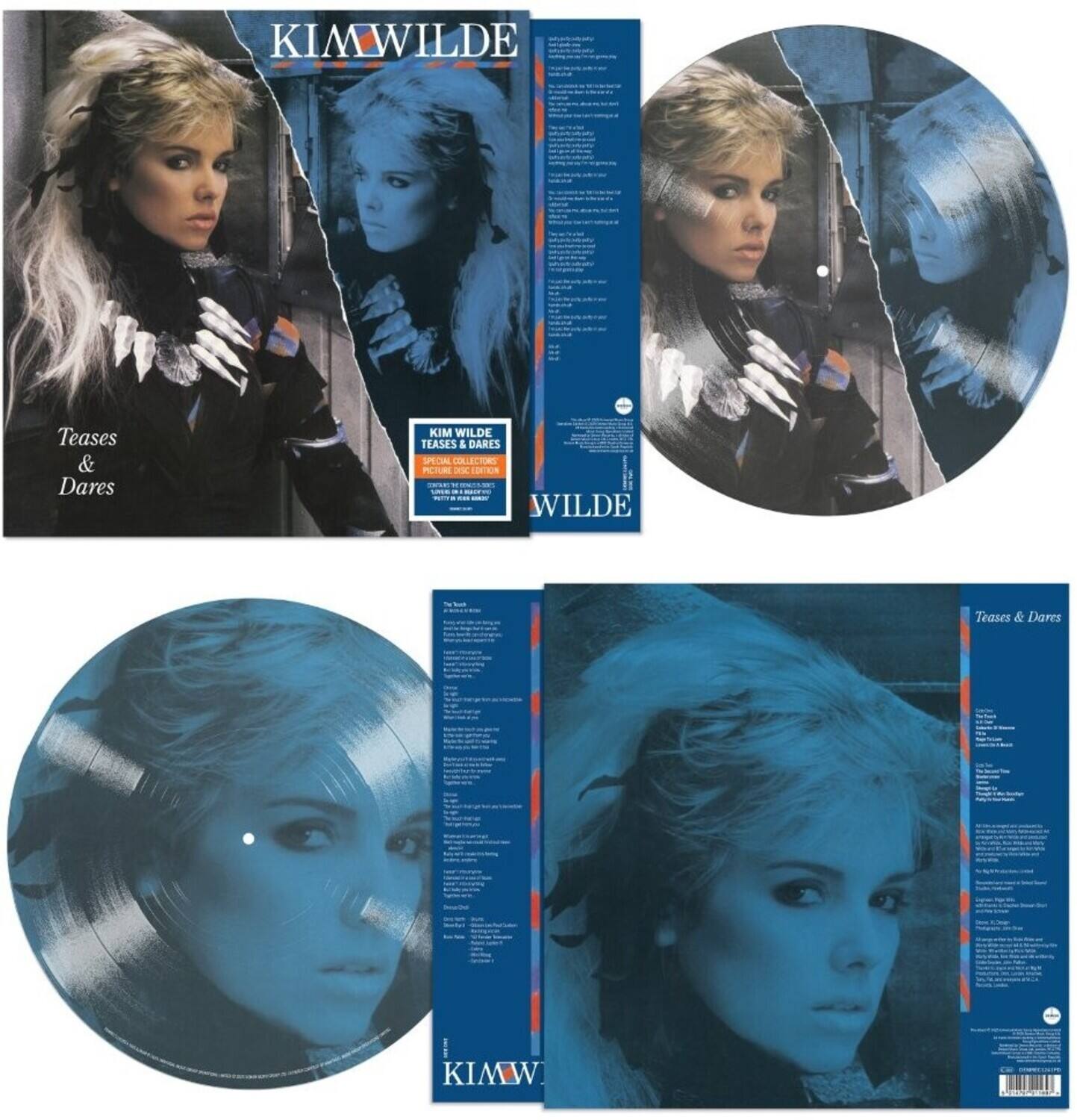 Kim Wilde - Teases & Dares - Picture Disc - VINYL LP