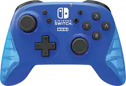 Hori - Wireless HORIPAD for Nintendo Switch - Blue - Front_Zoom