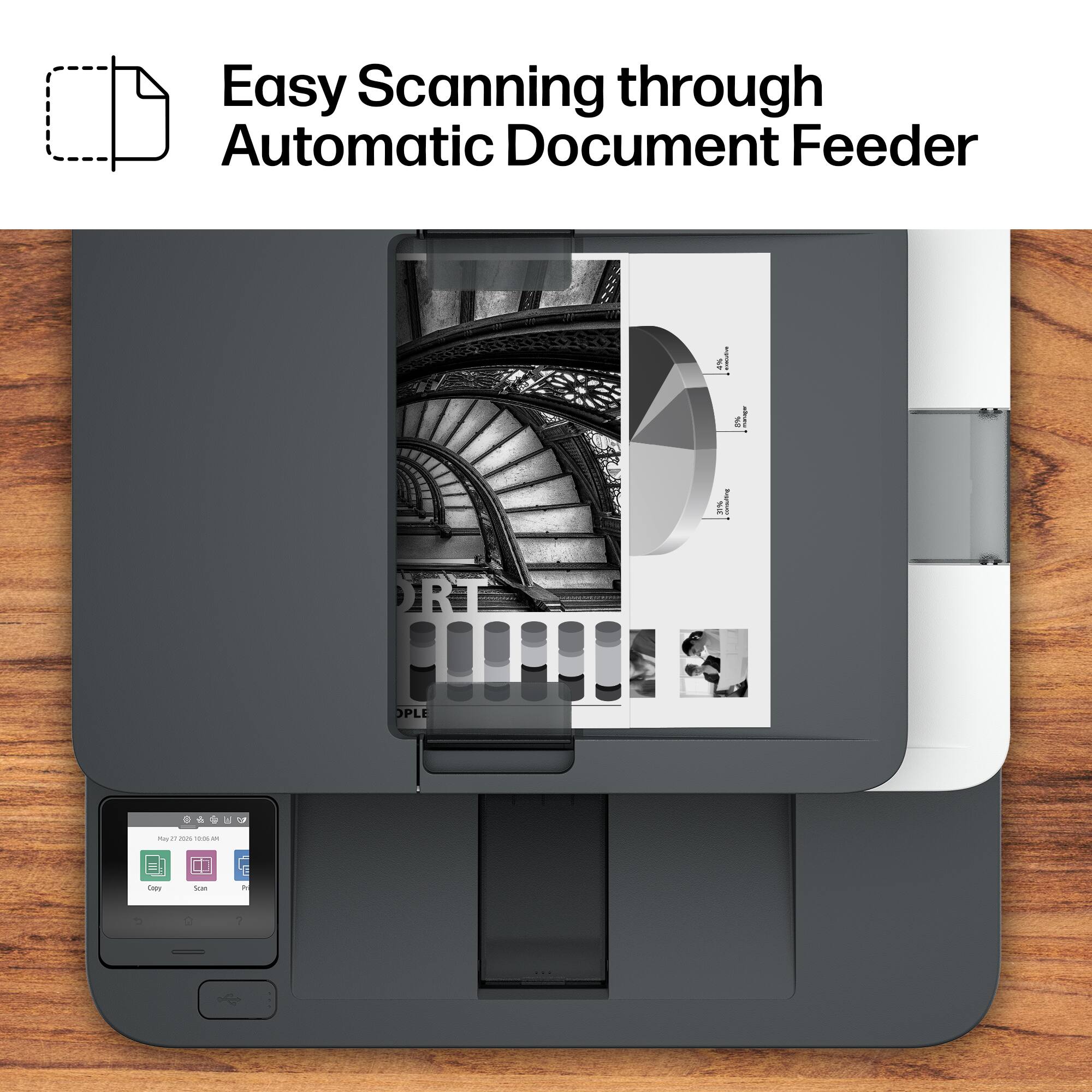 Easy Scanning through Automatic Document Feeder