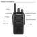 Alt View 3. Winado - 2 x Baofeng BF-88A Walkie Talkie Two Way Radio 16CH 462MHz 467MHz FRS Frequency - Black.