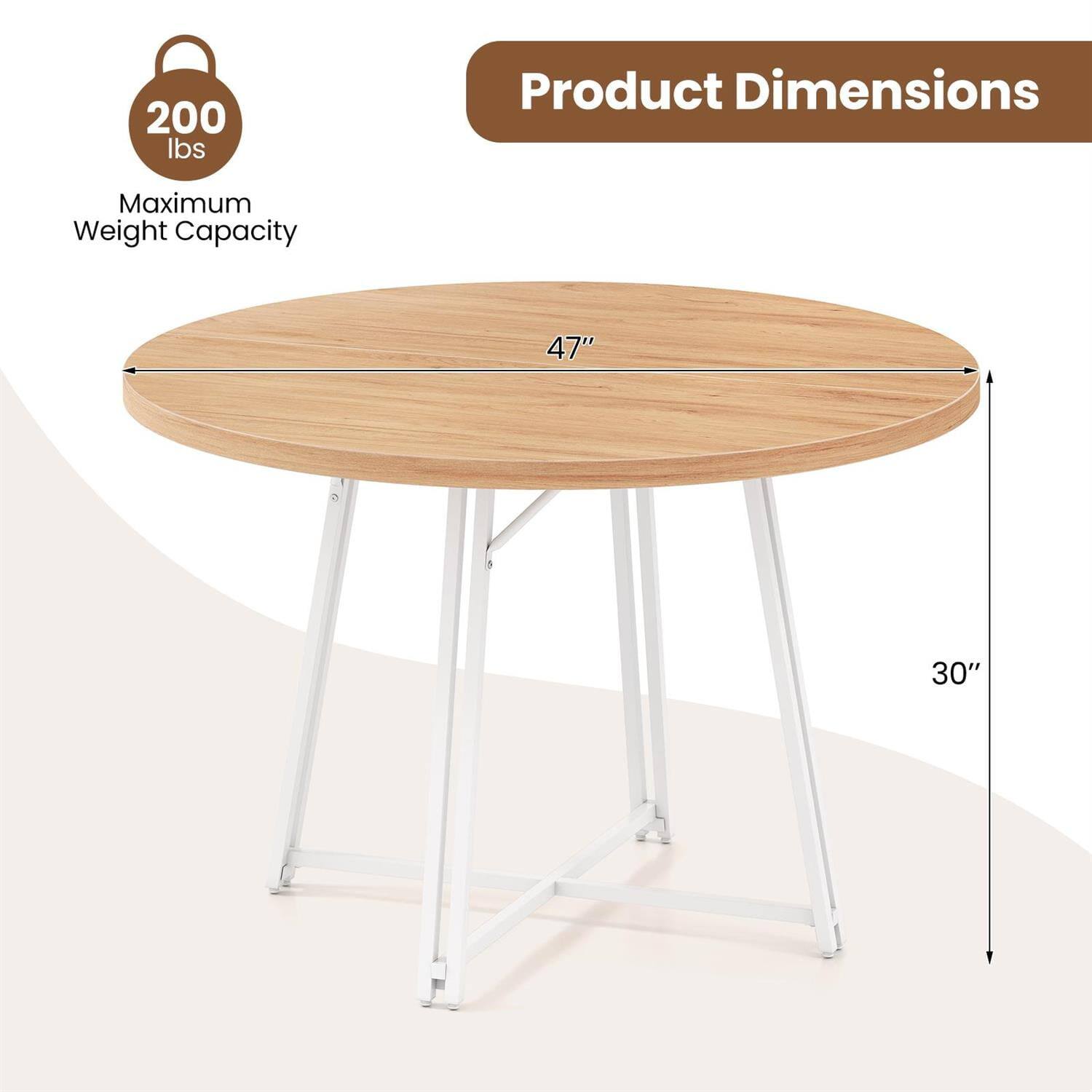 200 lbs  
Maximum Weight Capacity  

Product Dimensions  
47"  
30"
