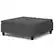 Angle. Simpli Home - Harrison Large Square Coffee Table Storage Ottoman - Slate Grey.