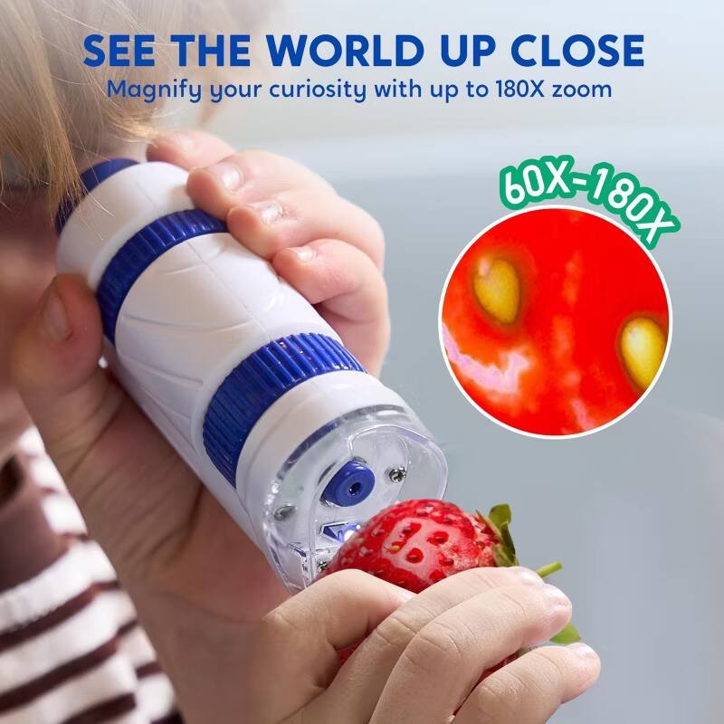 SEE THE WORLD UP CLOSE  
Magnify your curiosity with up to 180X zoom  
60X-180X