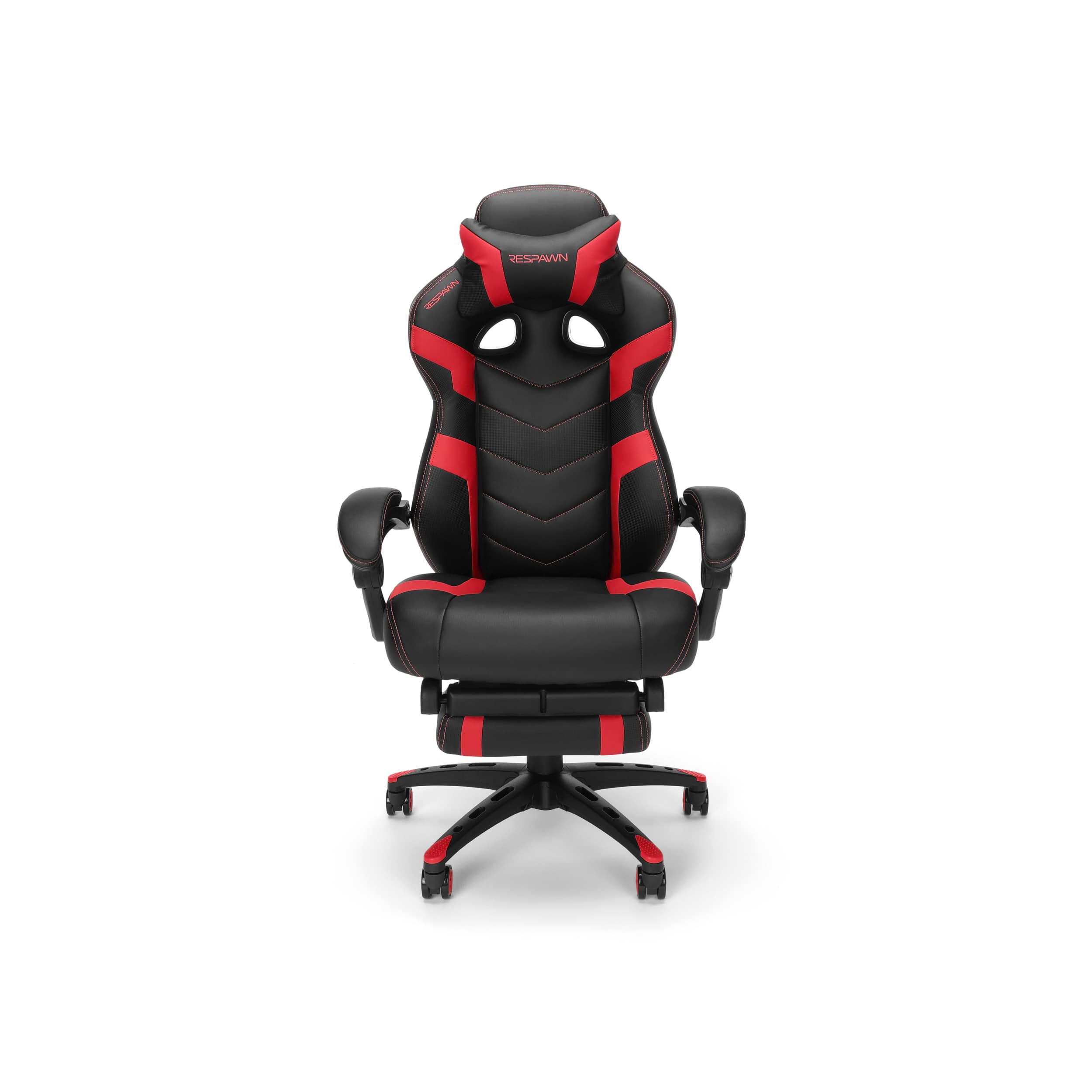 Respawn Products - RESPAWN 110 Pro Gaming Chair - Gaming Chair with Footrest, Ergonomic Computer Desk Chair - Red - 51.2