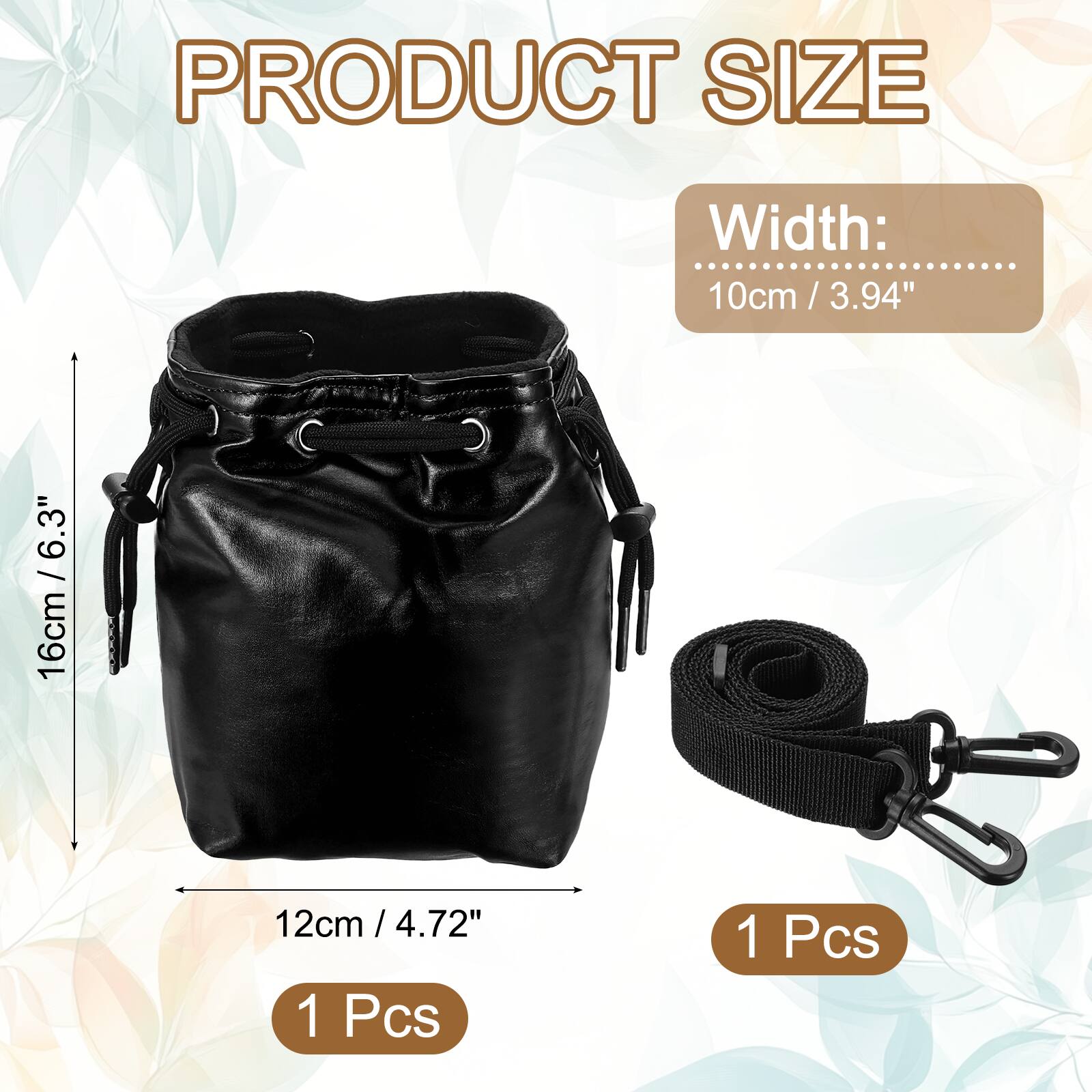 PRODUCT SIZE

Width: 10cm / 3.94" / 6.3" / 16cm

12cm / 4.72" / 1 Pcs

1 Pcs