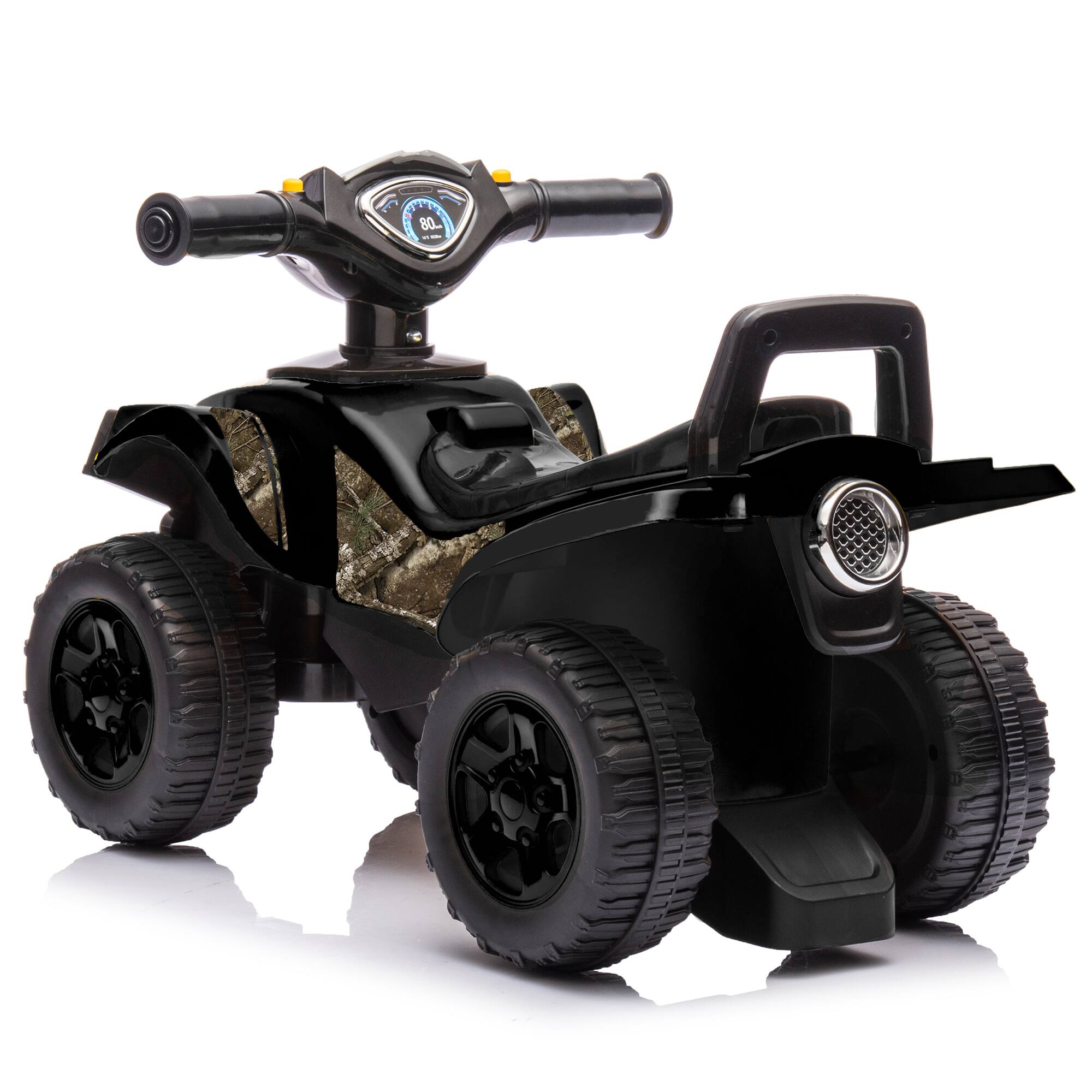Alt View 3. Tonka - RealTree: Quad Push Car - Black - Foot-To-Floor Ride-On Toy,12mo+.