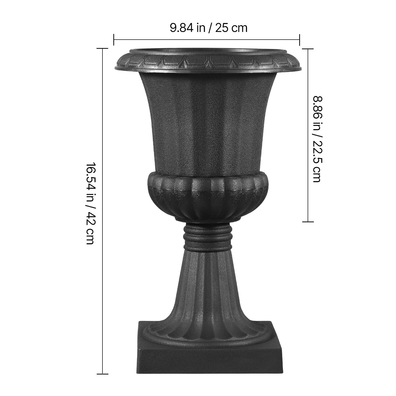 9.84 in / 25 cm  
16.54 in / 42 cm  
8.86 in / 22.5 cm