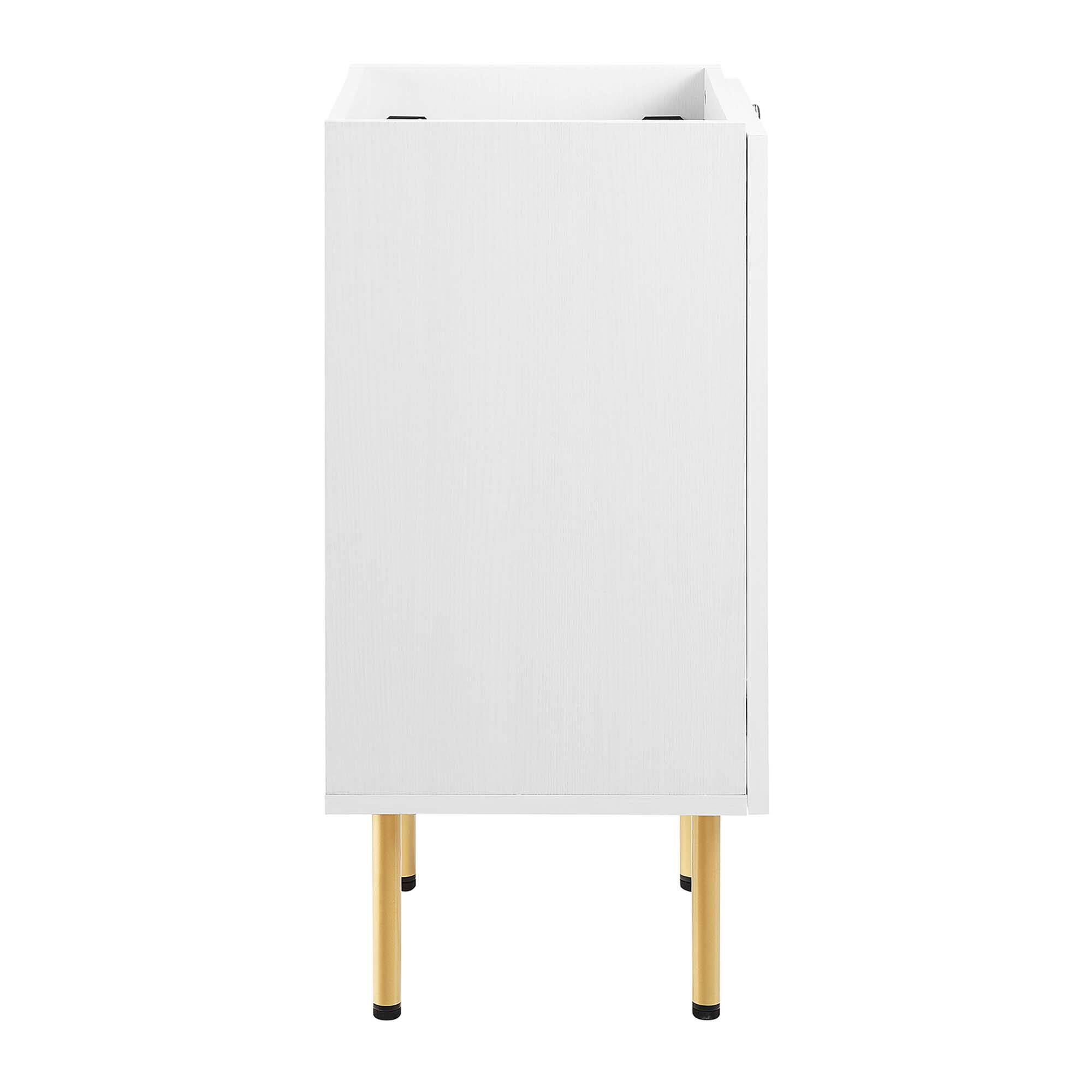 Alt View 1. Modway - Chaucer Bathroom Cabinet Basin Not Included by Modway - White.