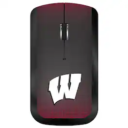Keyscaper - Wisconsin Badgers Wireless USB Computer Mouse - Wireless - Black