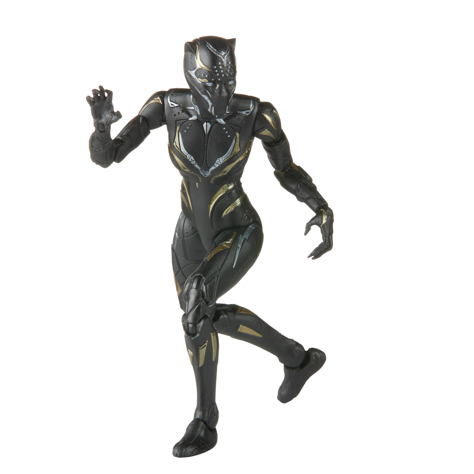 Left. Marvel - Legends Series Wakanda Forever Black Panther.