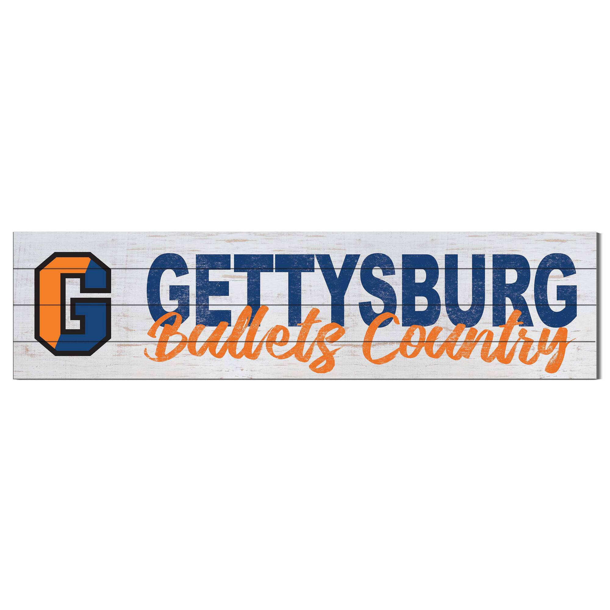 Gettysburg Bullets 40'' x 10'' Logo Sign