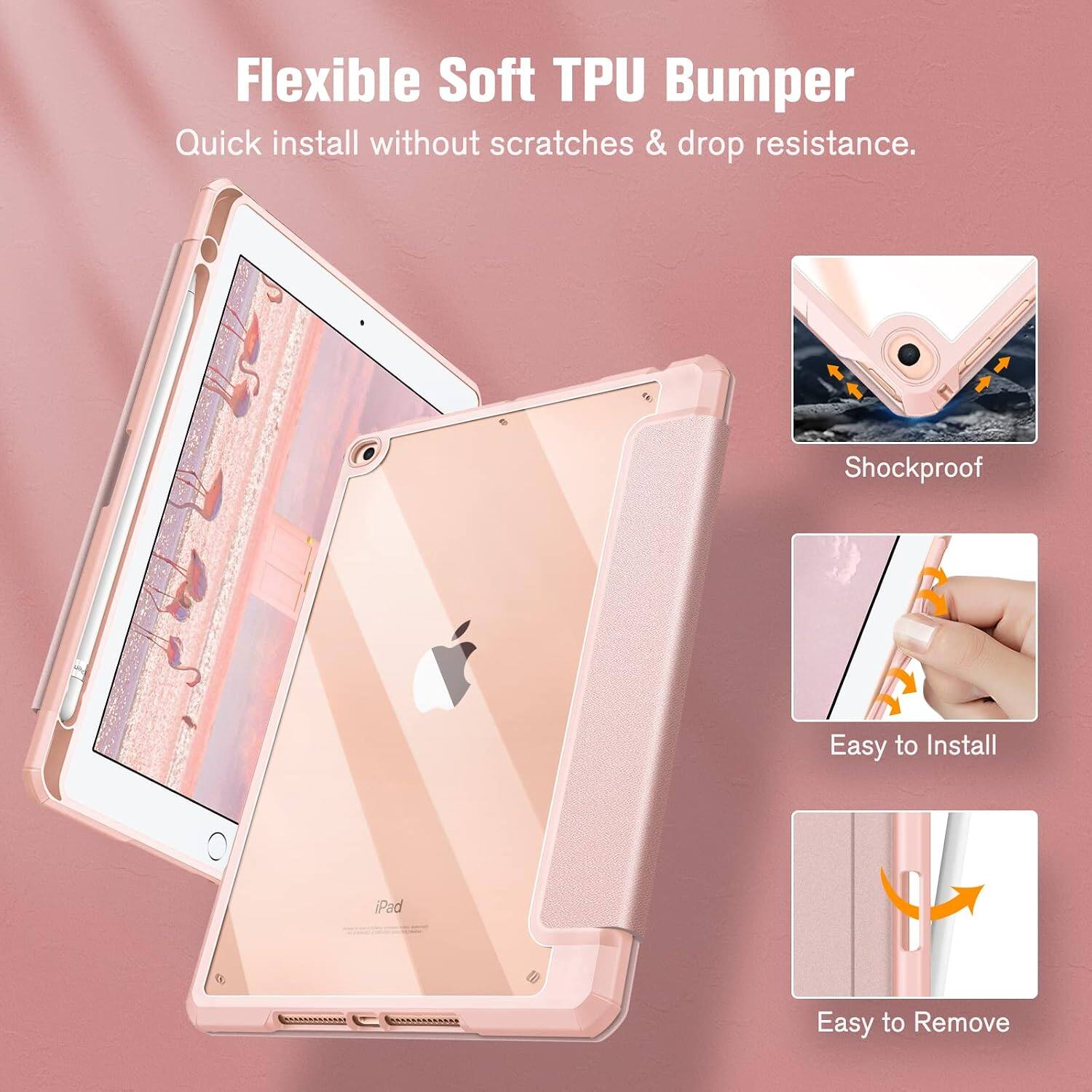 Flexible Soft TPU Bumper  
Quick install without scratches & drop resistance.  
Shockproof  
Easy to Install  
Easy to Remove