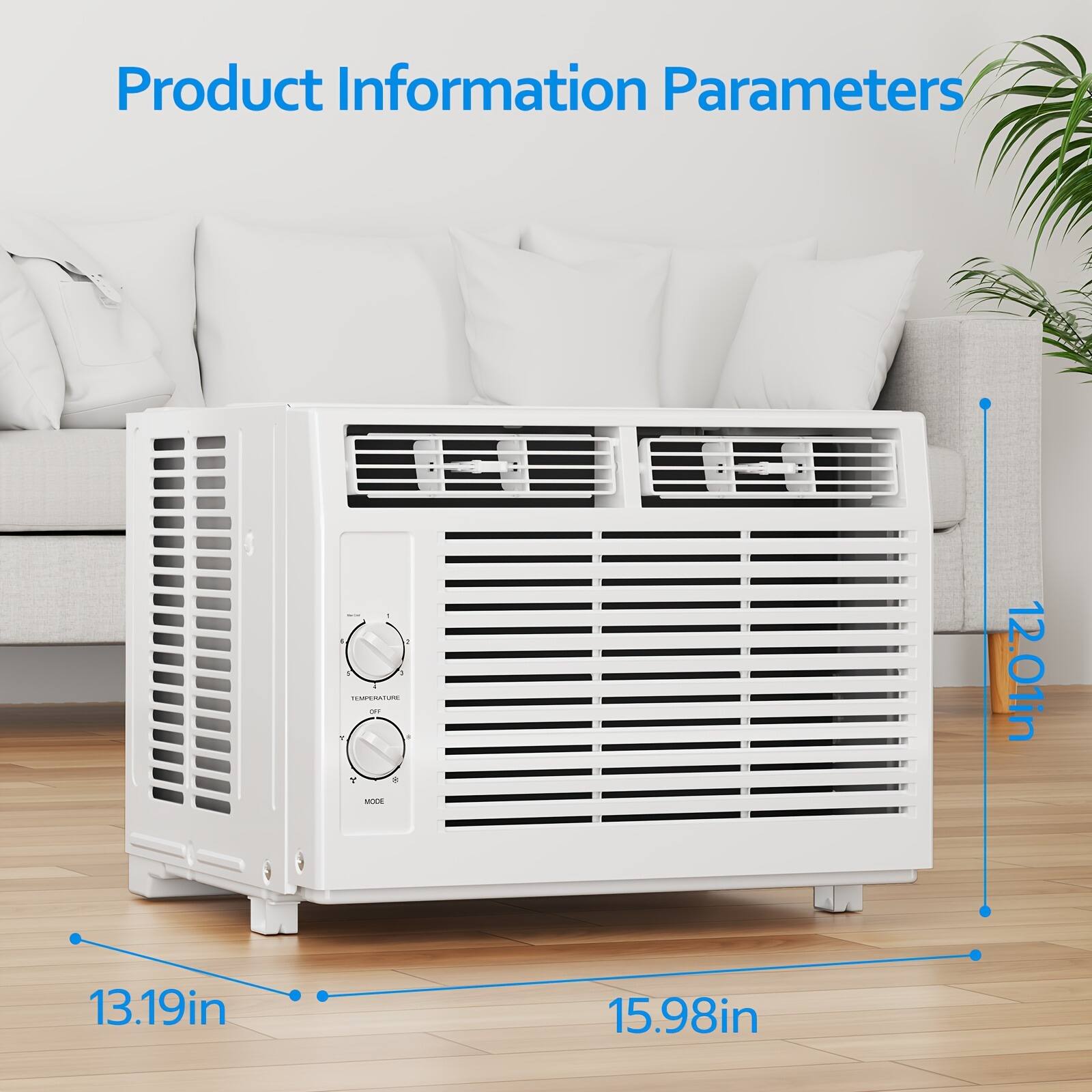 Product Information Parameters

- Width: 15.98in
- Depth: 13.19in
- Height: 12.01in