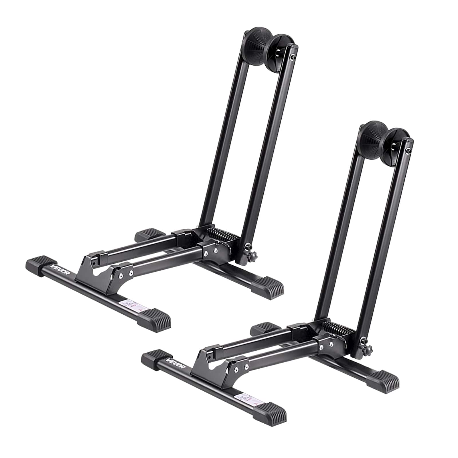 VEVOR - Bike Racks 2 Pack, Fits 20 to 29 Inch Mountain & Road Bikes, Alloy Steel Rust-Resistant Bike Floor Stand Rack - Black price history on PriceWatchPro