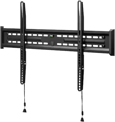 Front. Walts TV - Walts TV FIXED-MOUNT-43-90 TV Mount for 43"-98" Compatible TVs (2022) - Black.