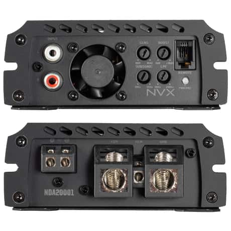 NVX NDA20001 2000W RMS N Series Class D Monoblock Car Amplifier
