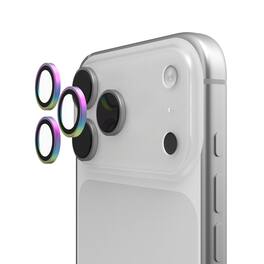 UAG - iPhone 17 Pro/iPhone 17 Pro Max Lens Protector - Anti-Fingerprint Titanium Alloy Ring Aluminosilicate Glass - Flamed Titanium