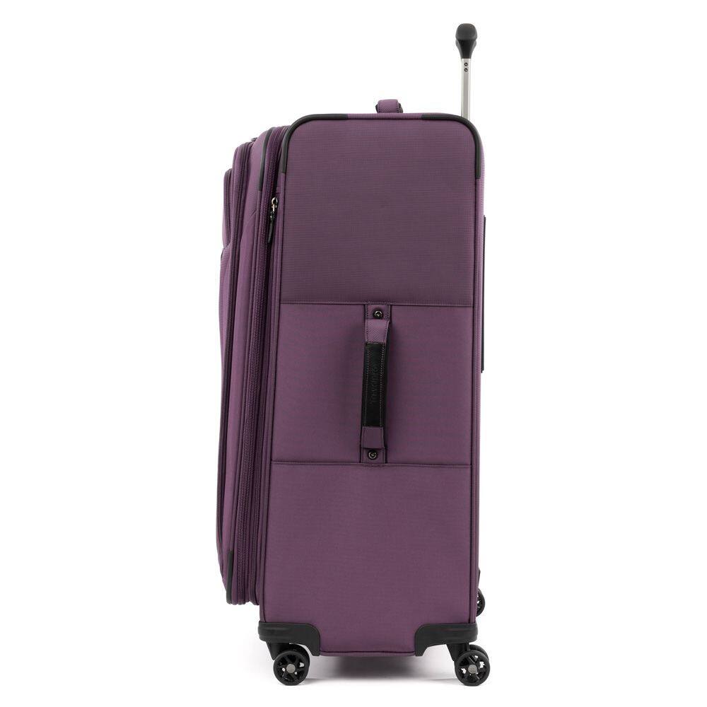 Alt View 3. Travelpro - Travelpro Tourlite Softside Expandable Luggage 29" Checked Spinner - Deep Purple.