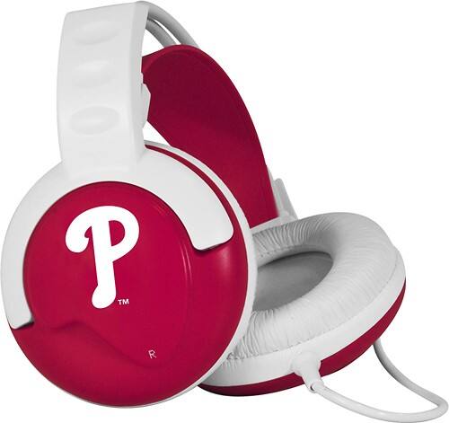 Front Standard. Pangea - Fanjams Philadelphia Phillies Over-the-Ear Headphones.