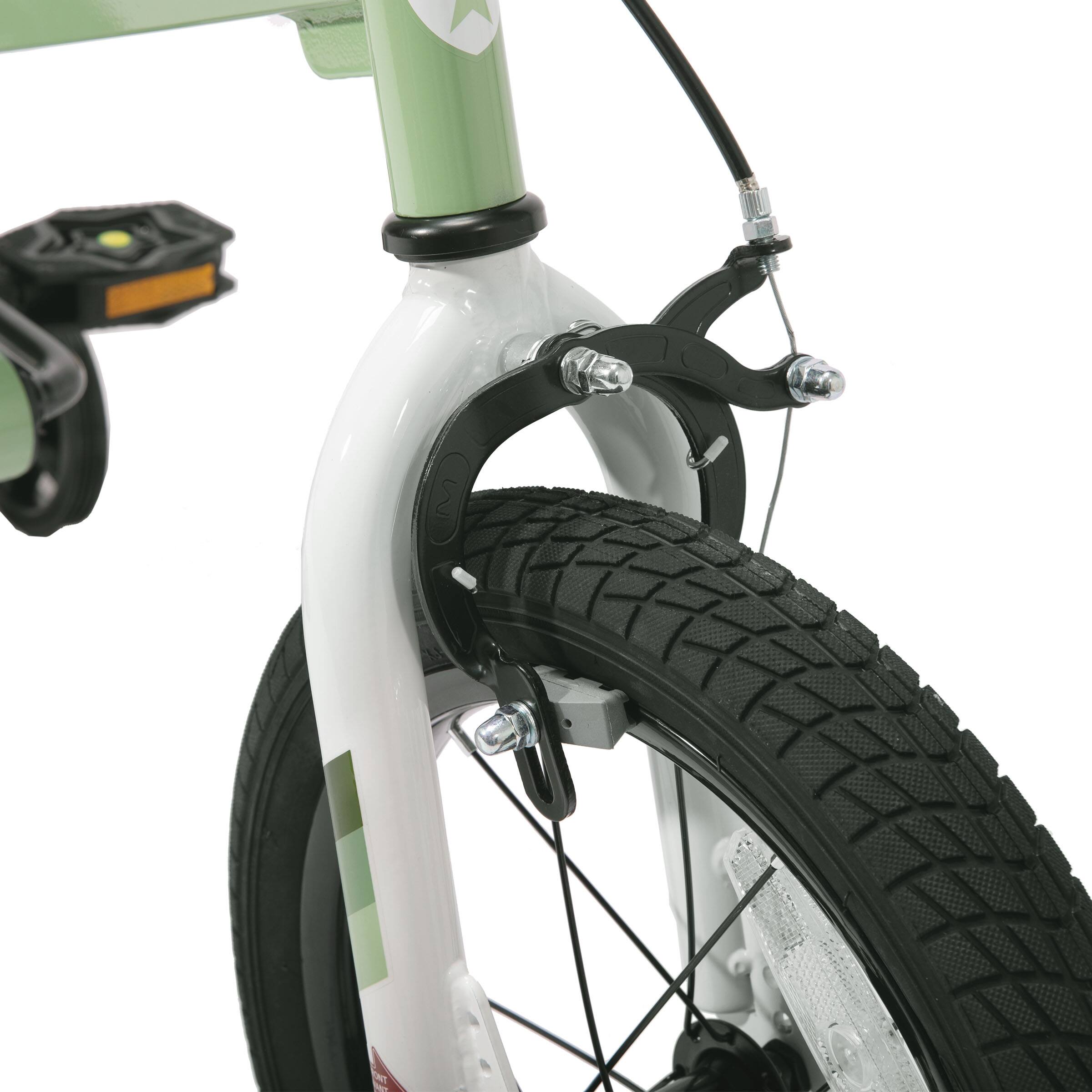 Alt View 6. JOYSTAR - Whizz 14" Kids Bike for Toddler & Kids Ages 3-5, BMX Style Boys Bike with Training Wheels, Children Bicycles, Green - Green.