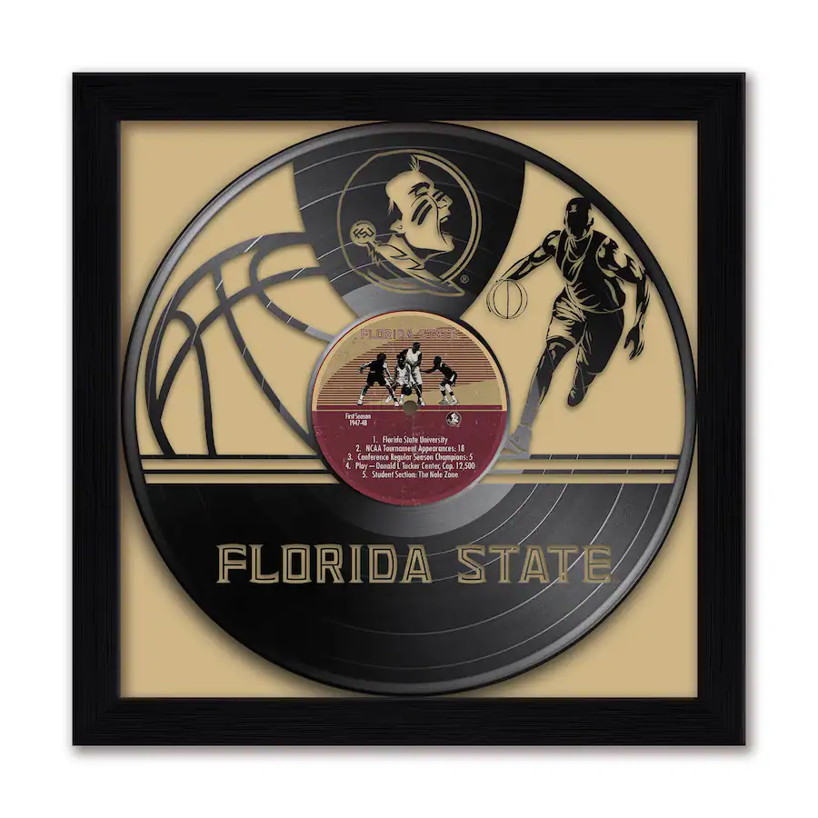 Fsu Inyl Letters Sporticulture Florida State Seminoles Framed 13
