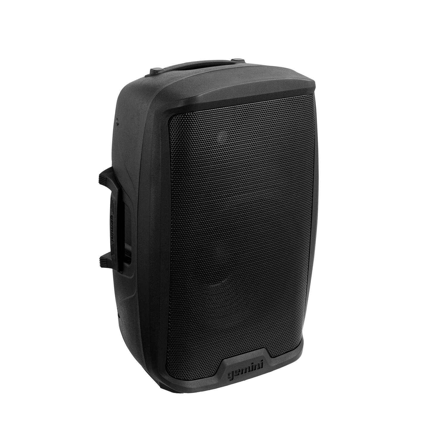 Alt View 7. Gemini - Gemini As-2115bt-pk As Series Bluetooth Portable Pa Speaker Kit With Stand And Wired Microphone, Black, As-2115bt-pk - Black.