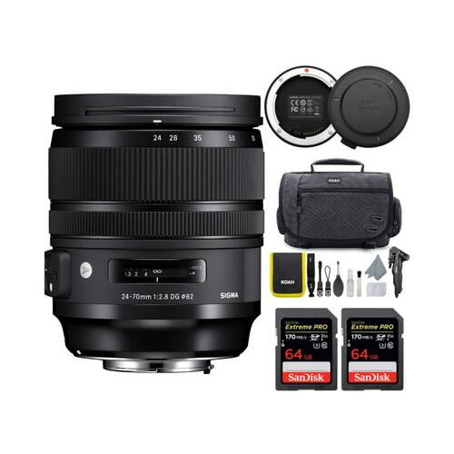 Sigma 24 70mm f/2.8 DG OS HSM ART Canon EF Lens with USB Dock