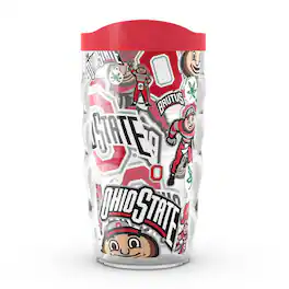 Tervis - Ohio State Buckeyes 10oz. Allover Classic Wavy Tumbler - Multicolor