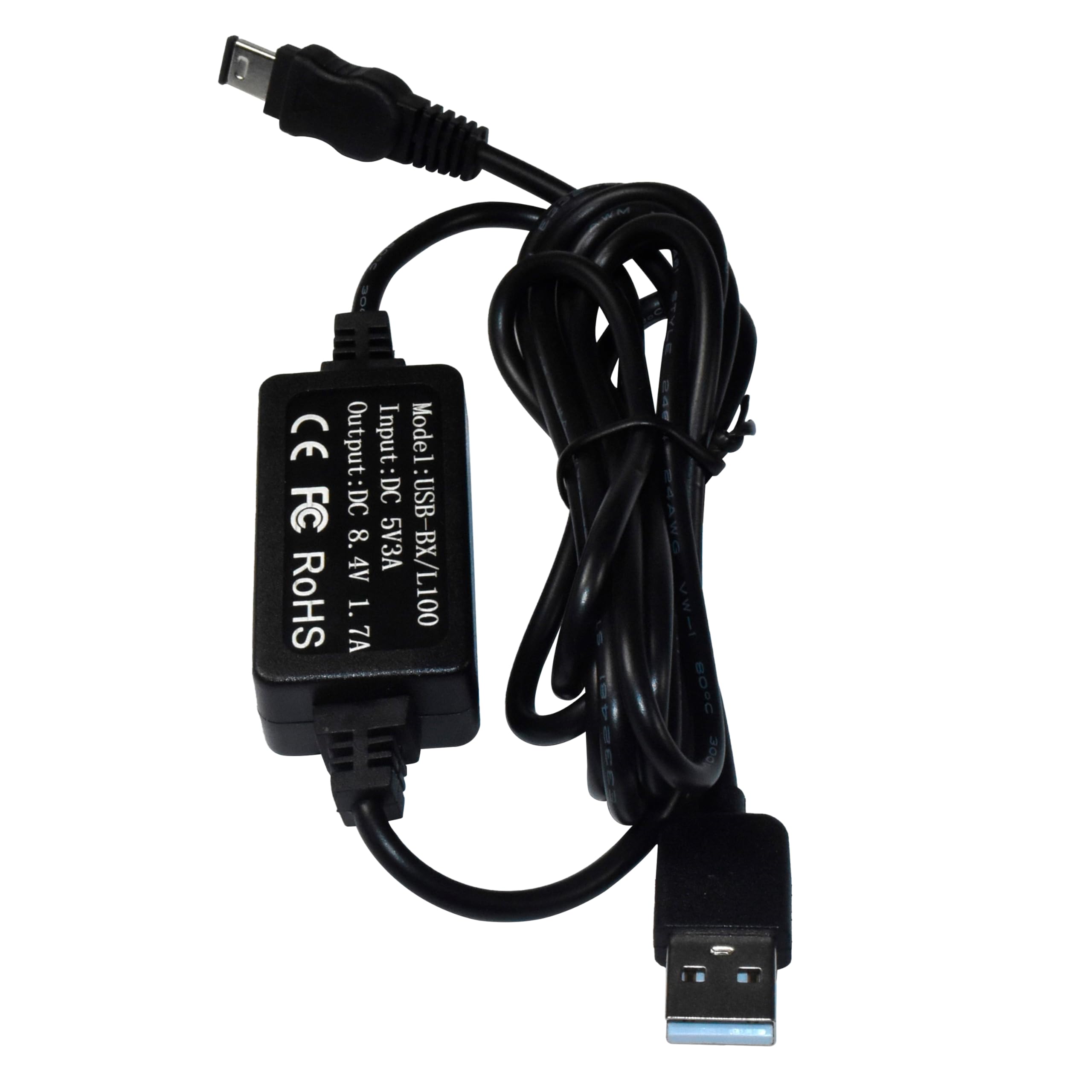 CE Output: DC  
Input: DC  
Model: USB-BX/L100  
4V RoHS 1.7A  
FC 8.5V3A