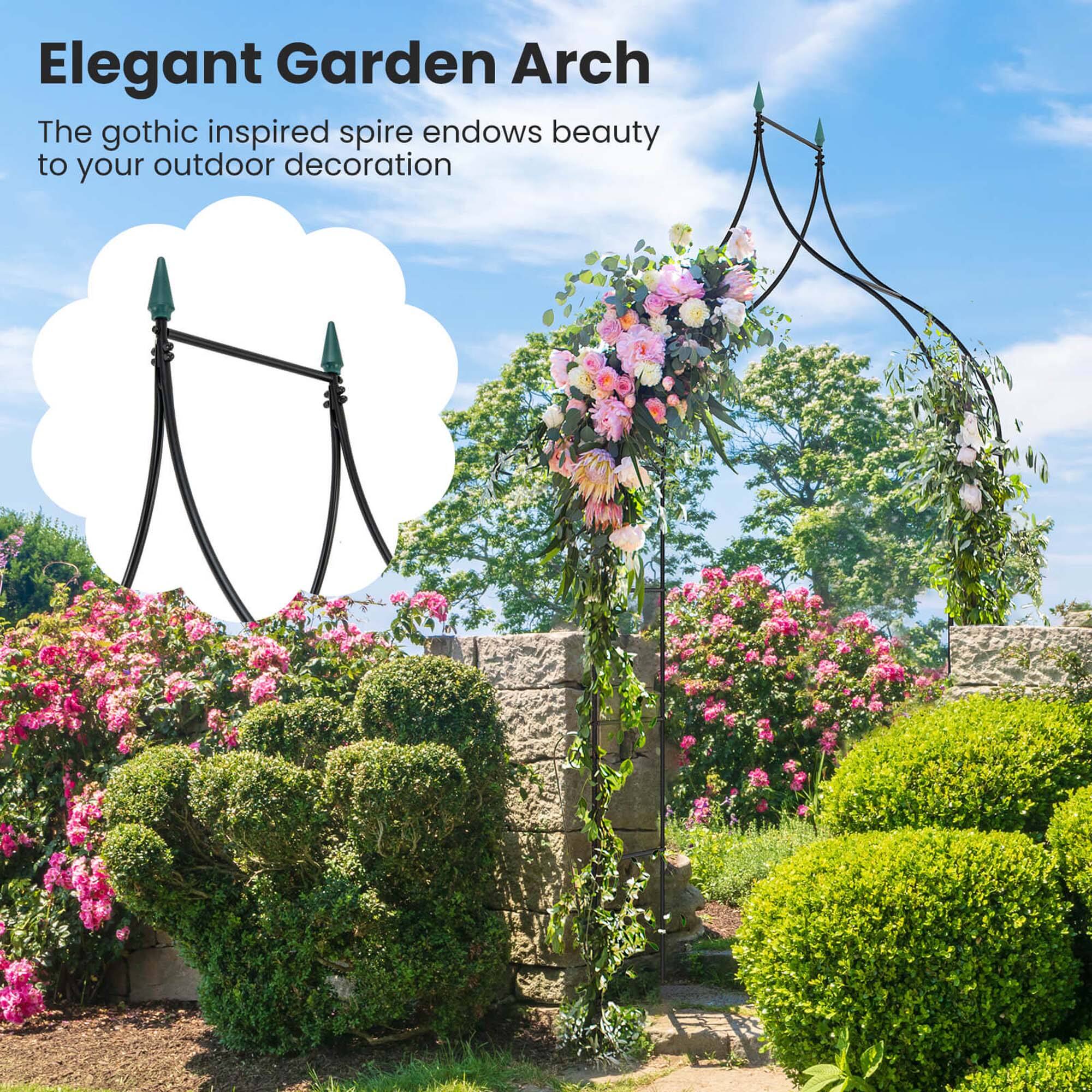 Elegant Garden Arch

The gothic inspired spire endows beauty to your outdoor decoration