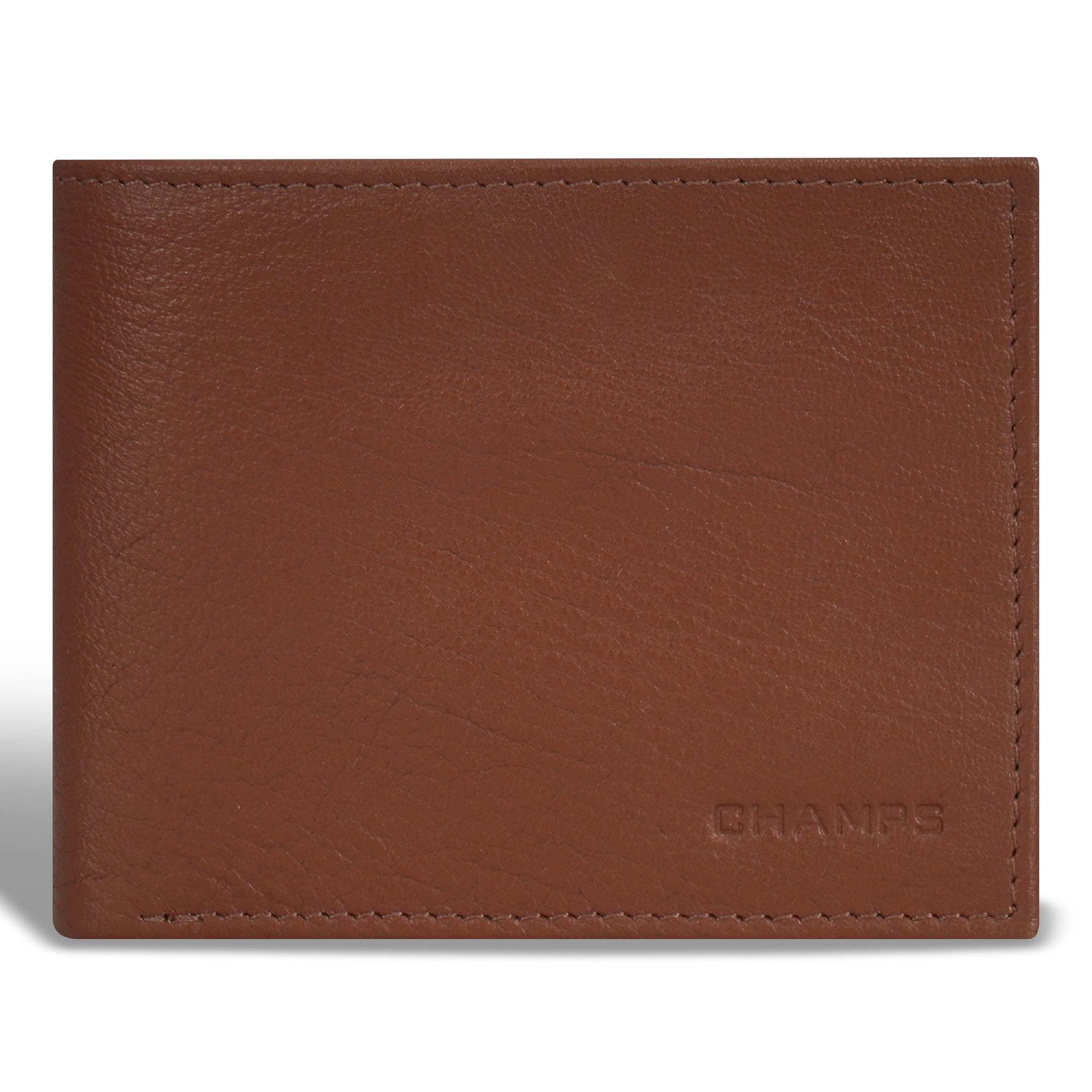 Champs - Onyx Collection Leather Bi-Fold Wallet - Brown