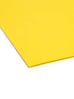 Alt View 3. Smead - Smead SuperTab File Folder, Oversized 1/3-Cut Tab, Letter Size, Yellow, 100/Box (11984) - Yellow.