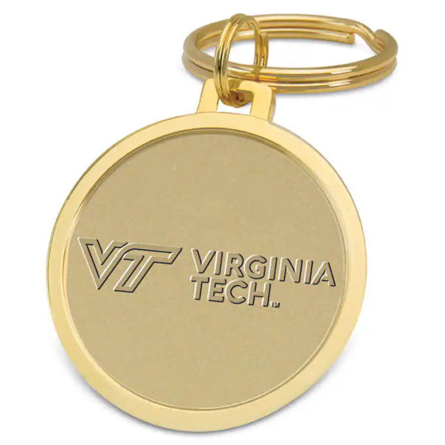 Jardine Virginia Tech Hokies Split Wire Logo Key Ring Gold 4448185 ...