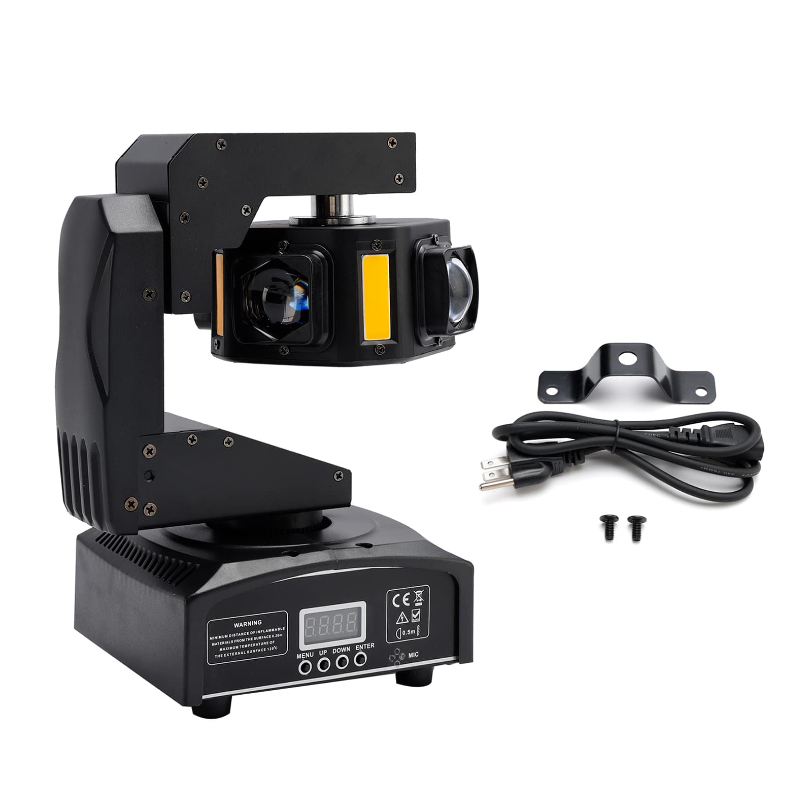 Topteng - 6LED Moving Head Light – 3-Axis Beam, DMX512, 100W CREE 4in1&Laser&Golden Light, Strobe, Fit for Stage,Bar & Disco Party - Black price history on PriceWatchPro