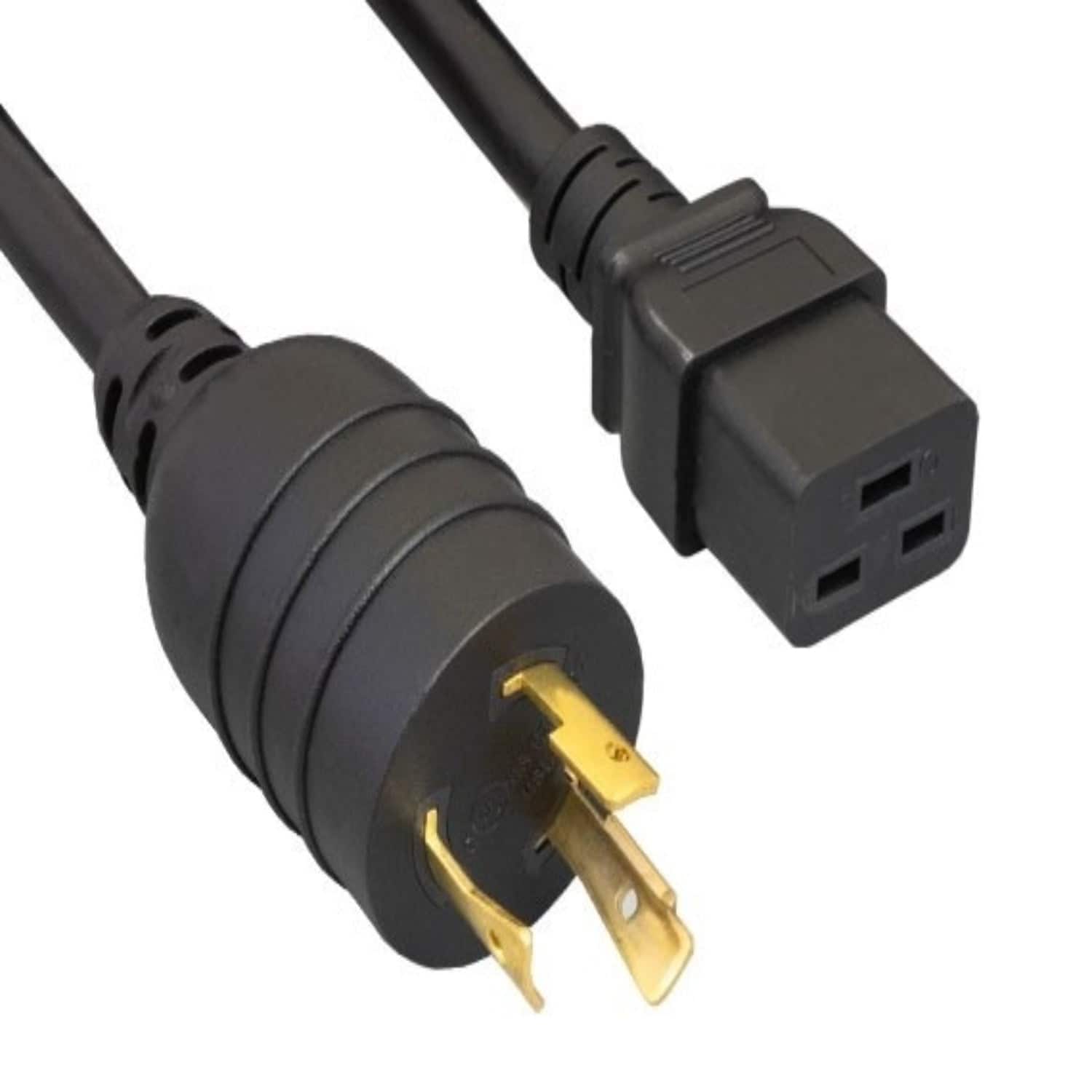 Sanoxy - Cables and Adapters; 15ft 12 AWG 20A 125V Heavy-Duty Power Cord (NEMA L5-20P to IEC 320 C19) - Black price history on PriceWatchPro
