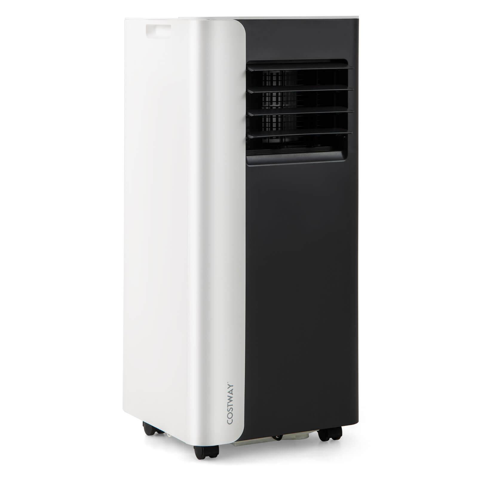 Alt View 9. Costway - Costway 10000 BTU 3 in 1 Portable Air Conditioner with Fan & Dehumidifier Mode Sleep Mode LED Display - White,Black.