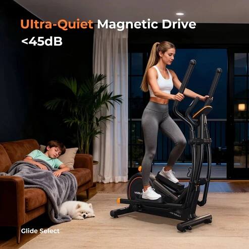 Ultra-Quiet Magnetic Drive  
<45dB  

Glide Select
