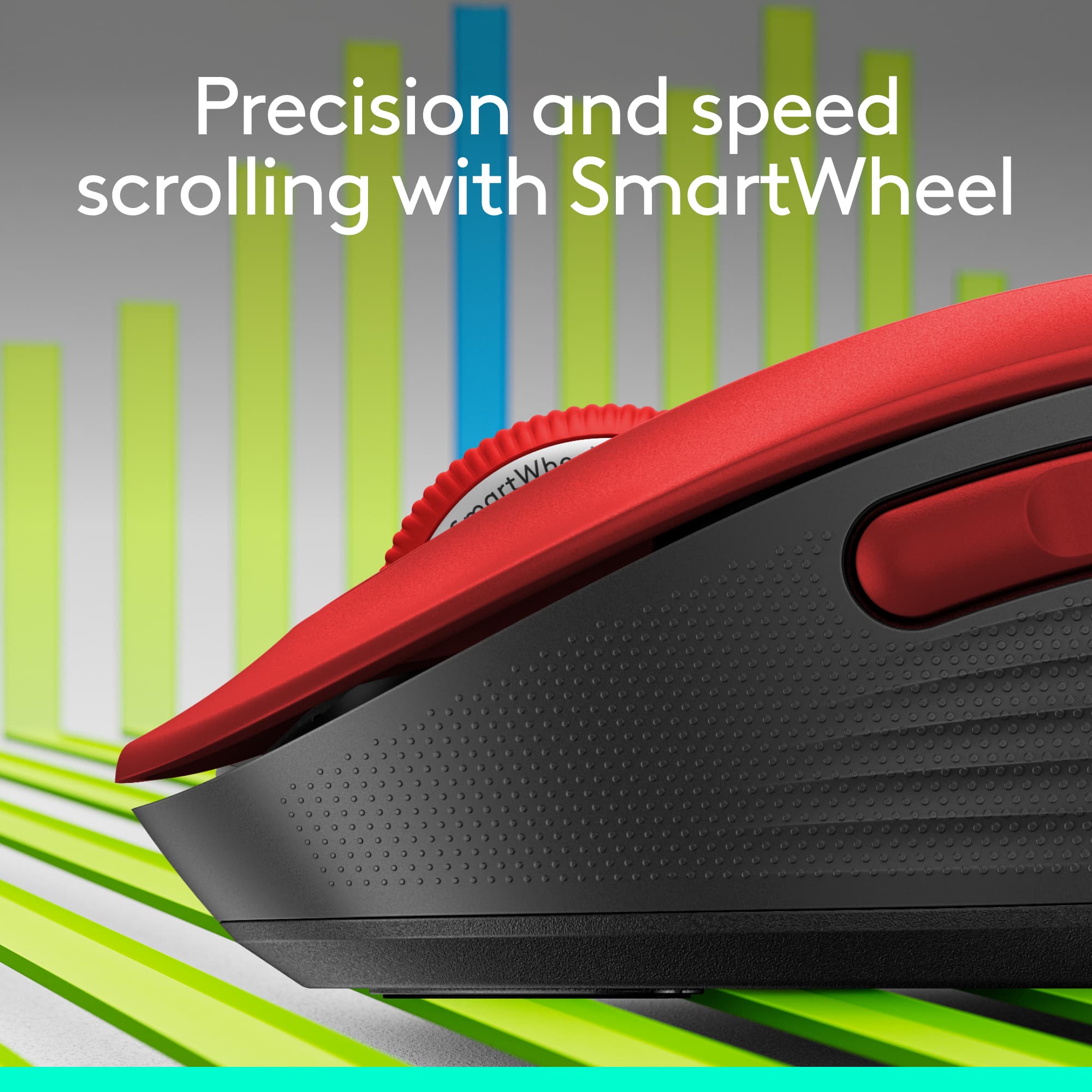 Precision and speed scrolling with SmartWheel.