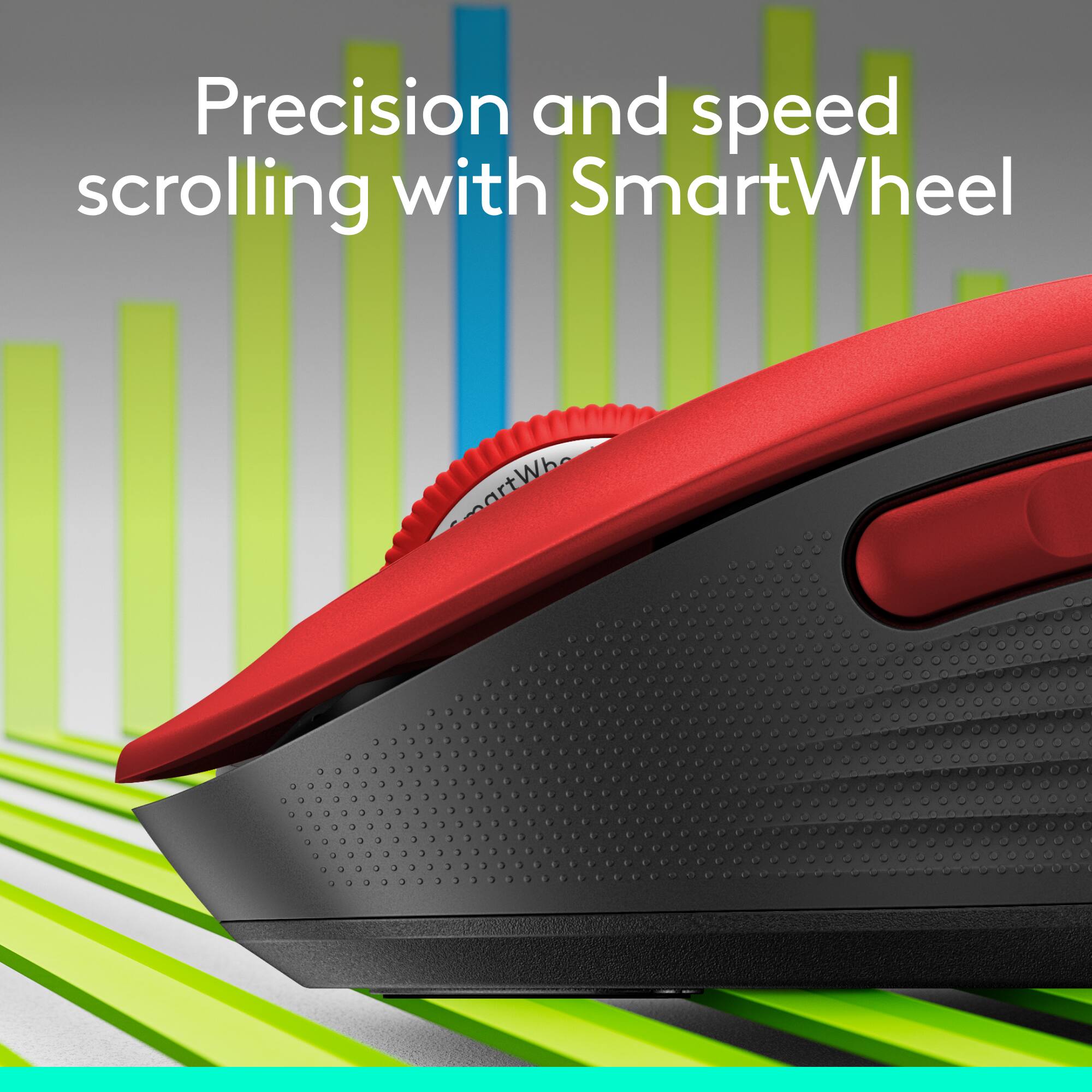 Precision and speed scrolling with SmartWheel.