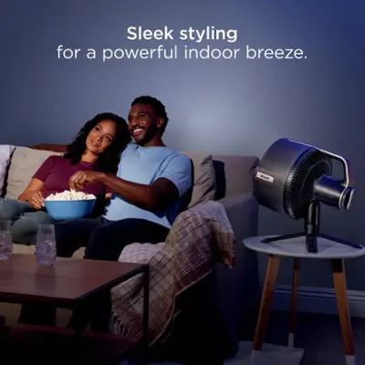 Shark - FlexBreeze Pro Mist - Indoor & Outdoor Fan with Misting System, Corded or Cordless - Charcoal Grey