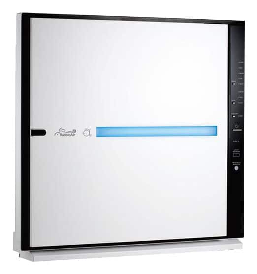 Rabbit Air - MinusA2 Odor Remover Air Purifier - White - Larger Front