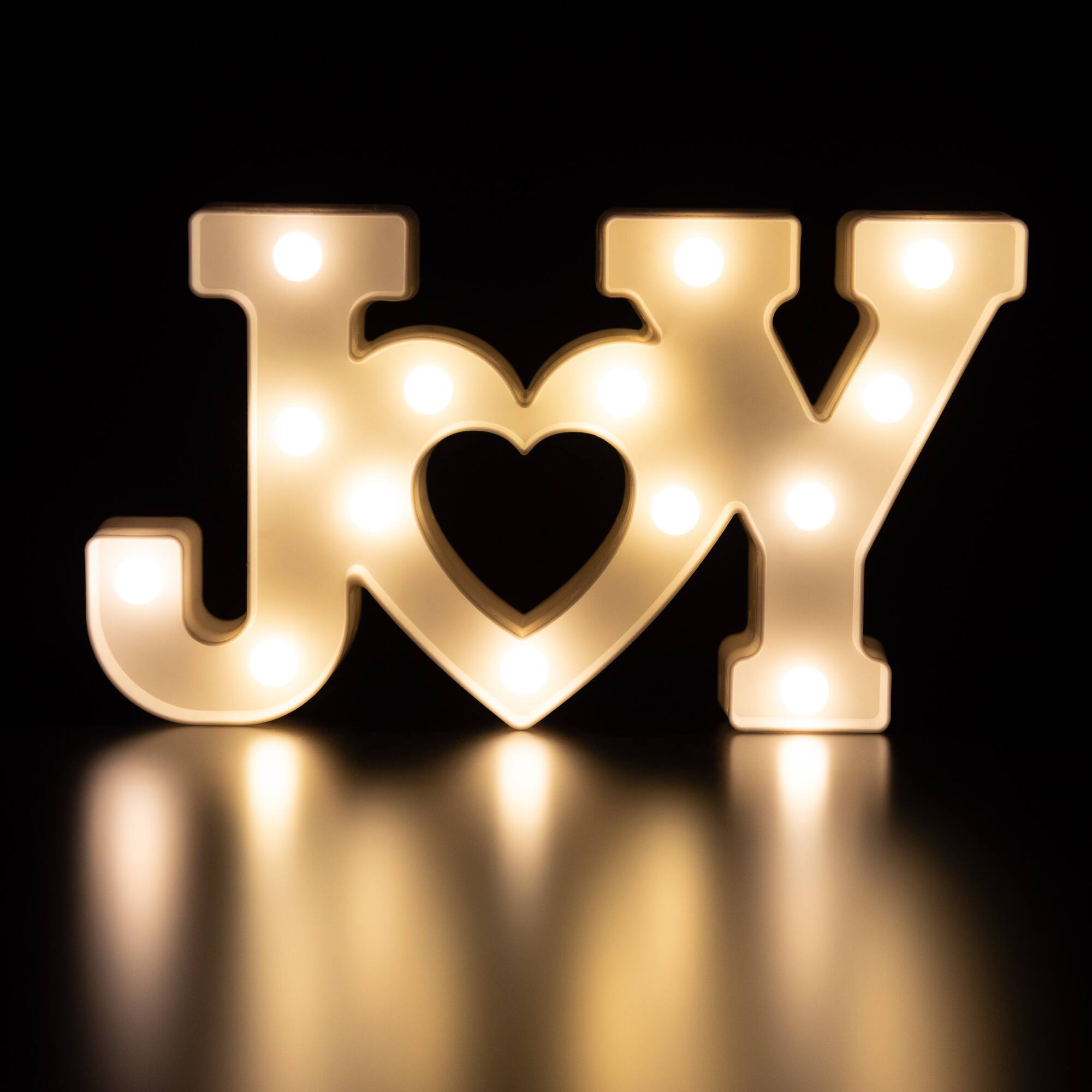 Northlight - LED Lighted JOY Christmas Marquee Wall Sign - 12.75 ...