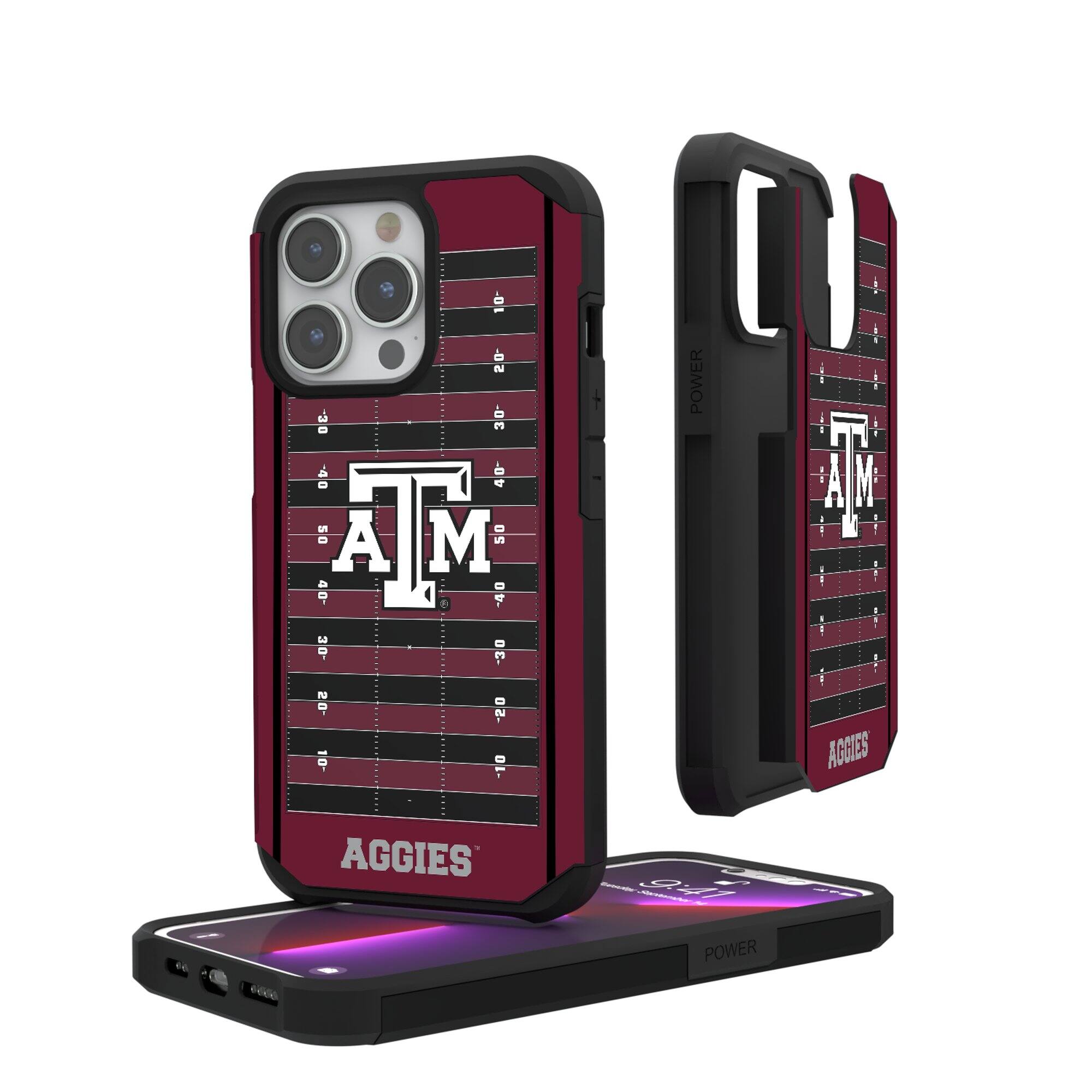 Keyscaper - NCAA - Texas A&M Aggies Field iPhone Rugged Case - 13 Pro - Multicolor price history on PriceWatchPro