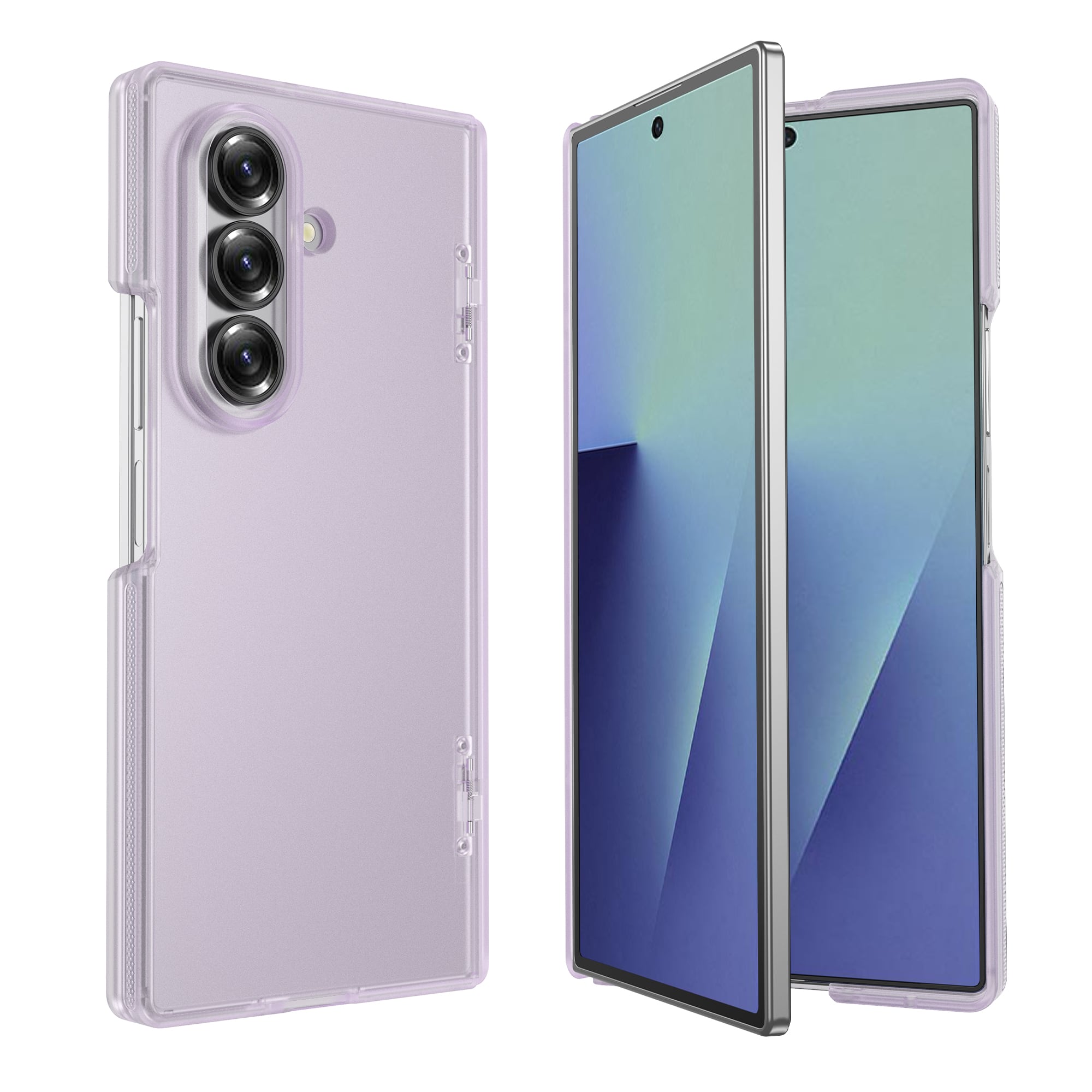 Dteck - Hinge Case for Samsung Galaxy Z Fold8 Ultra Ultra,Slim Matte Hard PC Shockproof Back Cover,No Front Frame Rugged Back - Mattepurple price history on PriceWatchPro