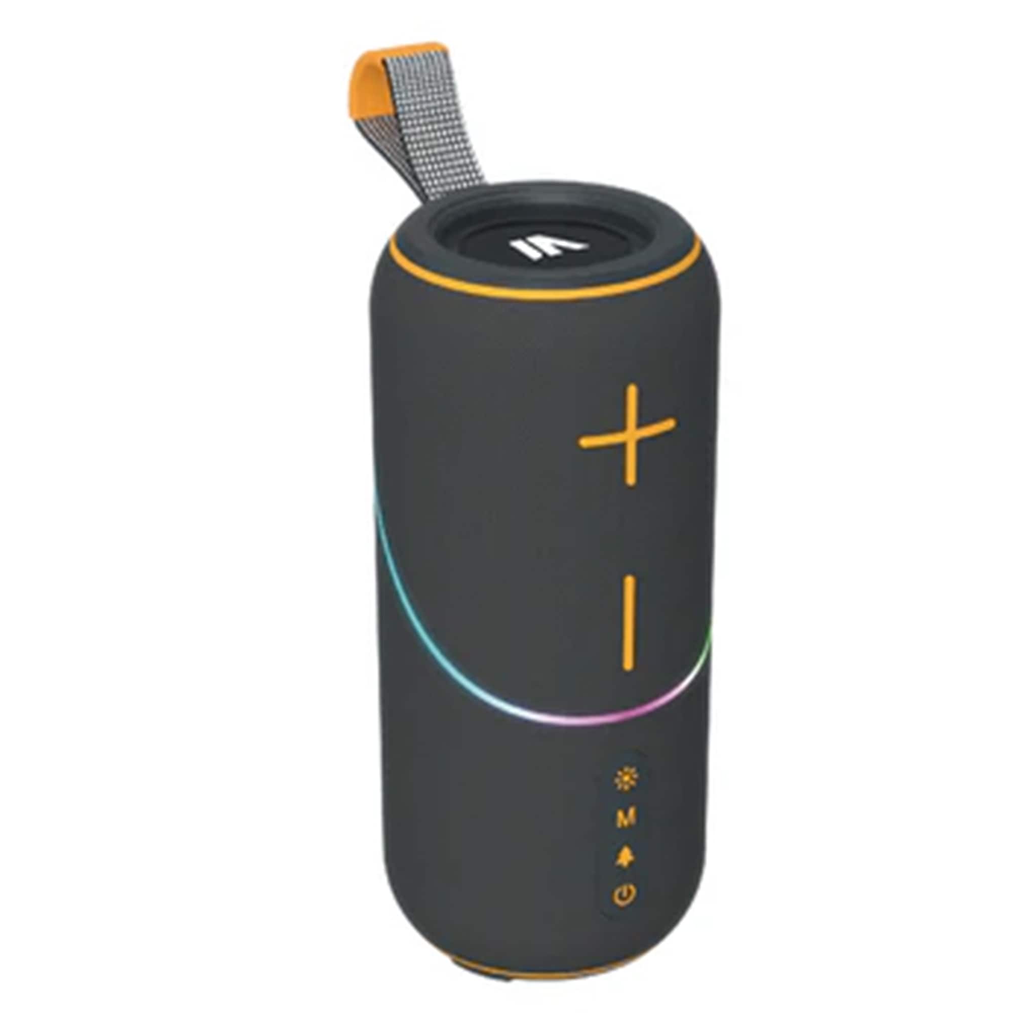Max Power - MPD672 Pulse Xtreme Portable Bluetooth Speaker with Heavy Bass, Black