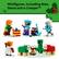 Minifigures, including Alex, Steve and a Creeper™