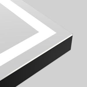 Square Black Led-12"L x 14"W