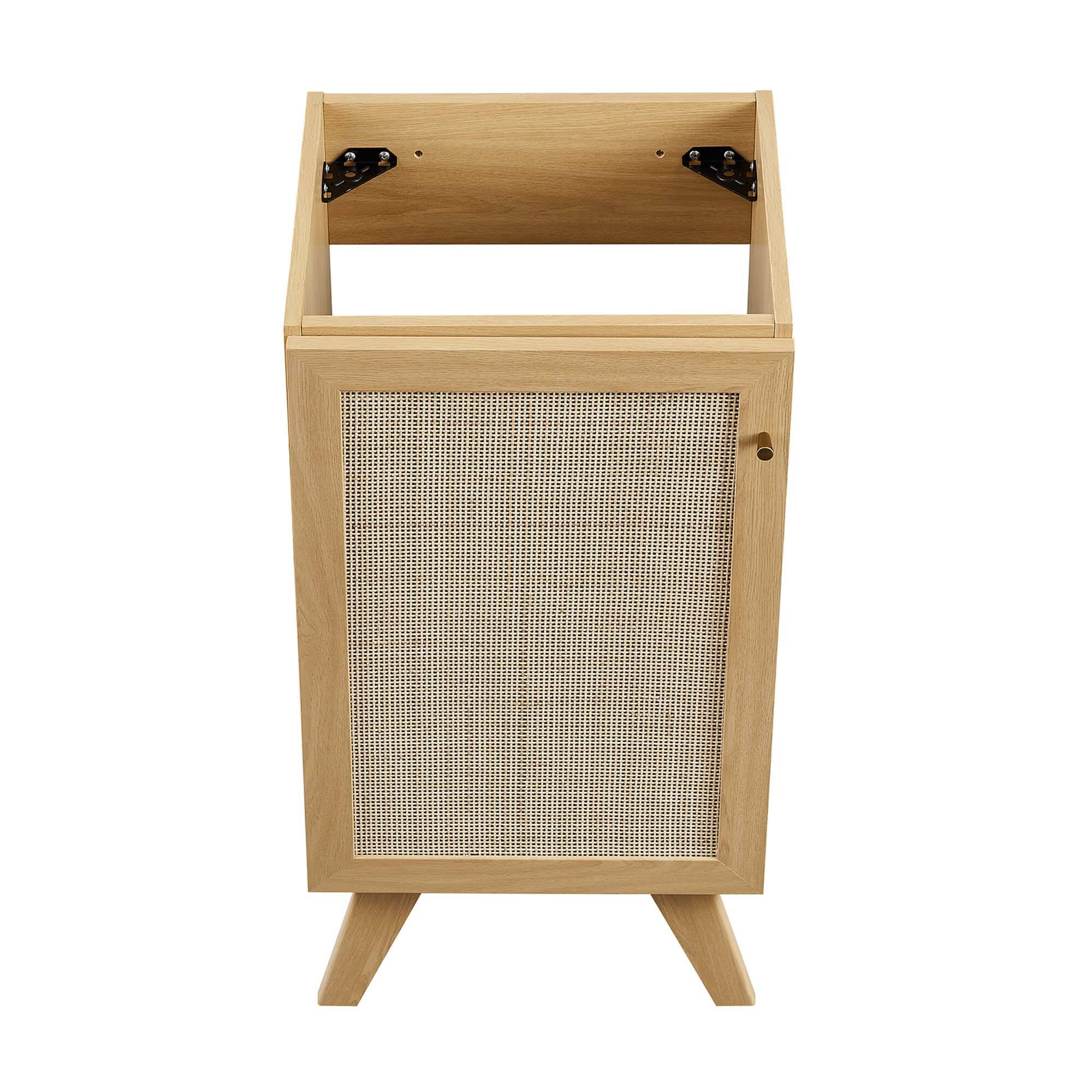 Alt View 8. Modway - Soma Bathroom Vanity with White Basin Included by Modway - Oak White.