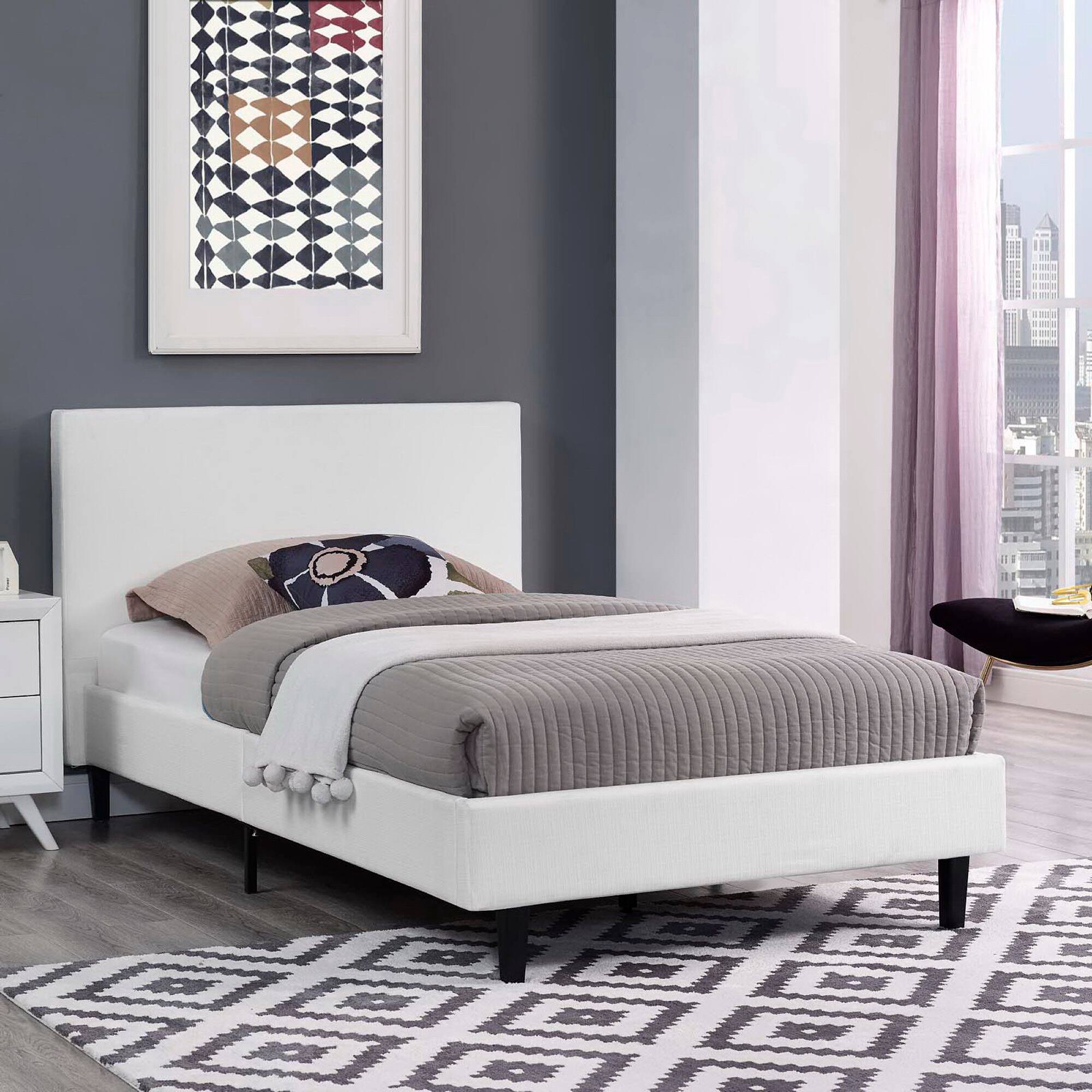 Alt View 2. Modway - Gwen Full Bed Frame - Brown.