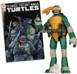 McFarlane Toys - Teenage Mutant Ninja Turtles - Page Punchers -Michelangelo 5" Action Figure With - COLLECTIBLES